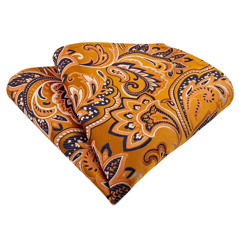 男性用ジャカード織りハンカチ,スクエアポケット,スクエア,フラワー,ハンカチ,用途の広い,フィット,ビジネス,新郎,結婚式,ファッション,25cm