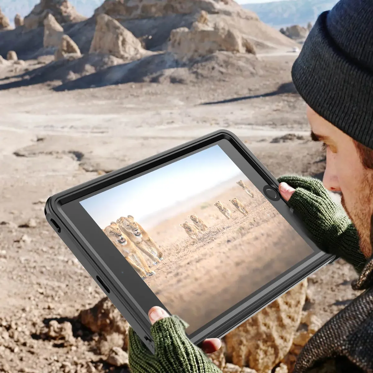 IP68 Waterproof Case For iPad Mini 5 Case Anti-Scratch Full Screen Protector Shockproof Cover For New iPad Mini 4 Case