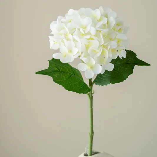 

3Pcs Realistic Artificial Hydrangeas Faux Flowers Home Wedding Table Centerpieces Elegant Decor Indoor Arrangements