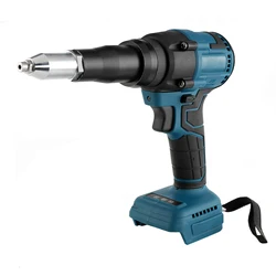 Pistola per rivettatrice elettrica a batteria 88V 3.2-4.8mm cacciavite portatile senza spazzole per strumento di rivettatura a batteria Makita con luce a LED