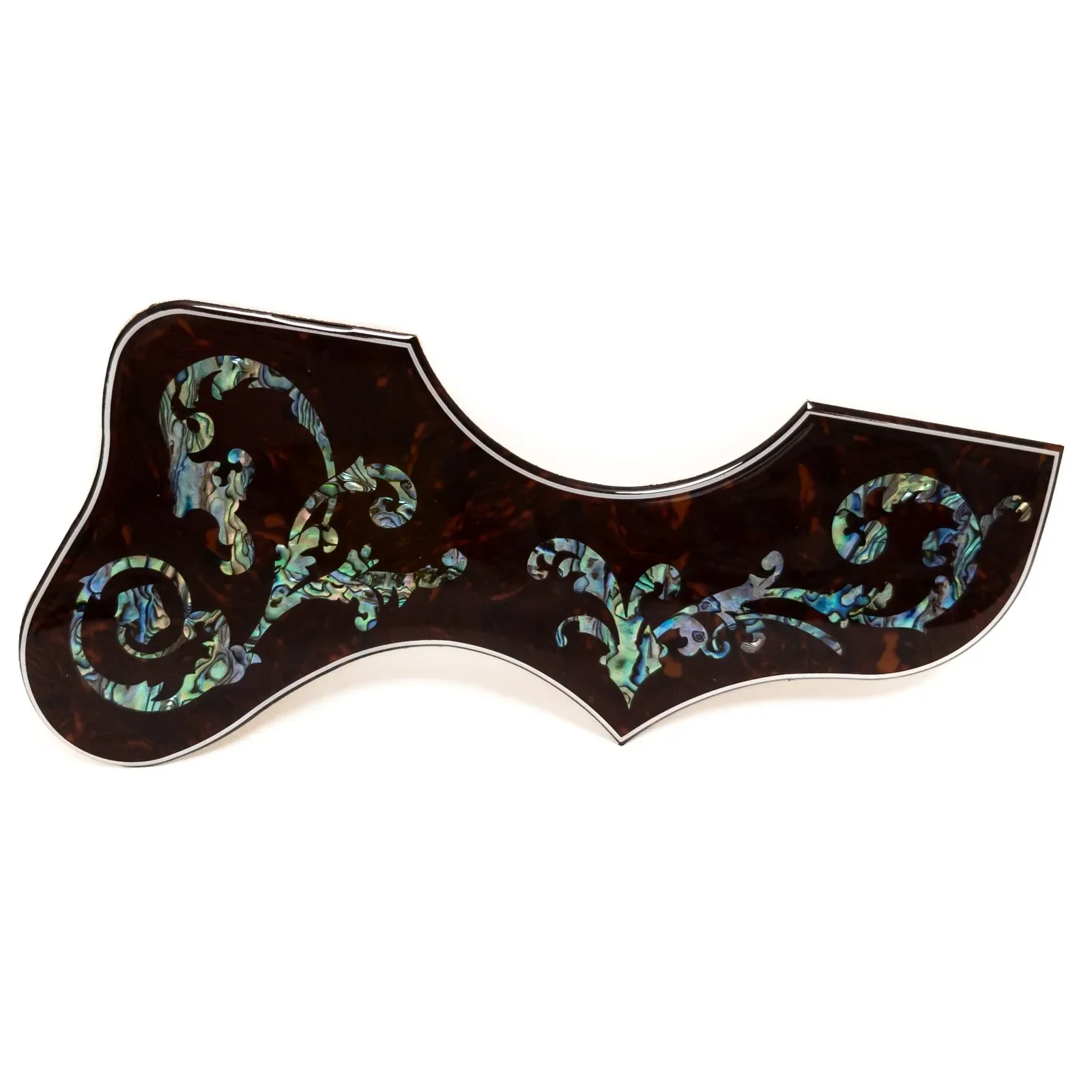 

Накладка для акустической гитары 41-42 дюйма, самоклеящаяся накладка толщиной 2 мм с инкрустацией в виде ракушки морского ушка для гитары в стиле Jumbo