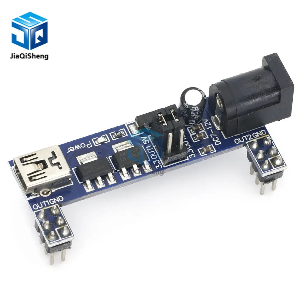 MB102 Breadboard Power Supply Module DC 3.3V 5V For Arduino Solderless Mini USB Power Supply Compatible Bread board MB-102