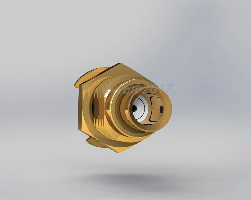 RF connector MCX-KYB2 female head with RG405 wall nut fixed adapter 086 half rigid half flexible cable