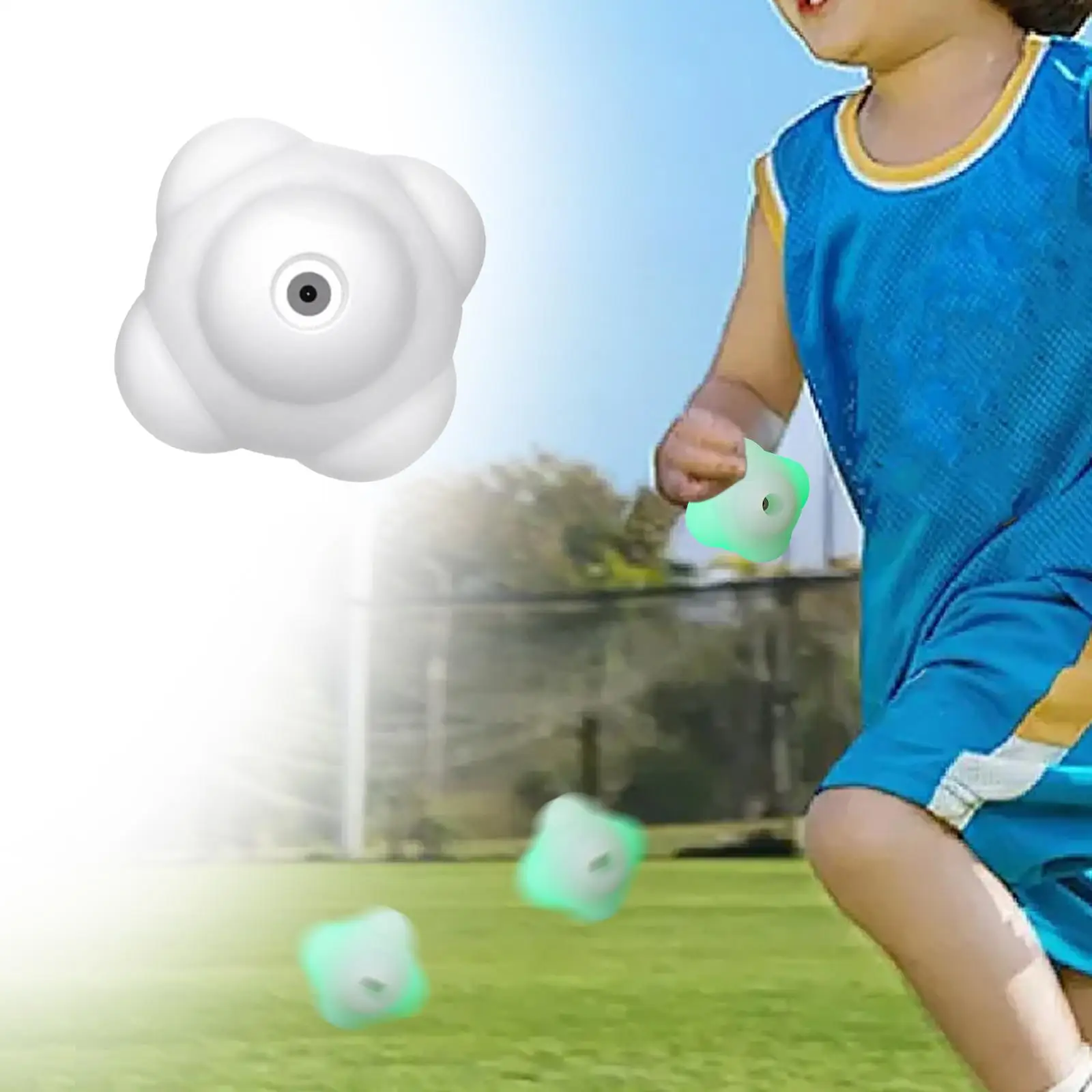 Reaction Ball Agility Hand Eye Coordination Training Reaction Hexagonal Ball