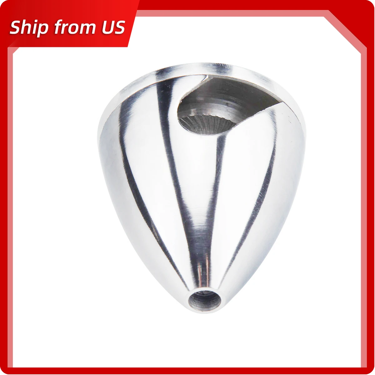 RC 비행기 용 2/2.25/2.75/3 인치 CNC 알루미늄 스피너 2 블레이드 프로펠러 보우 캡 경량 정밀 밸런스드 스피너