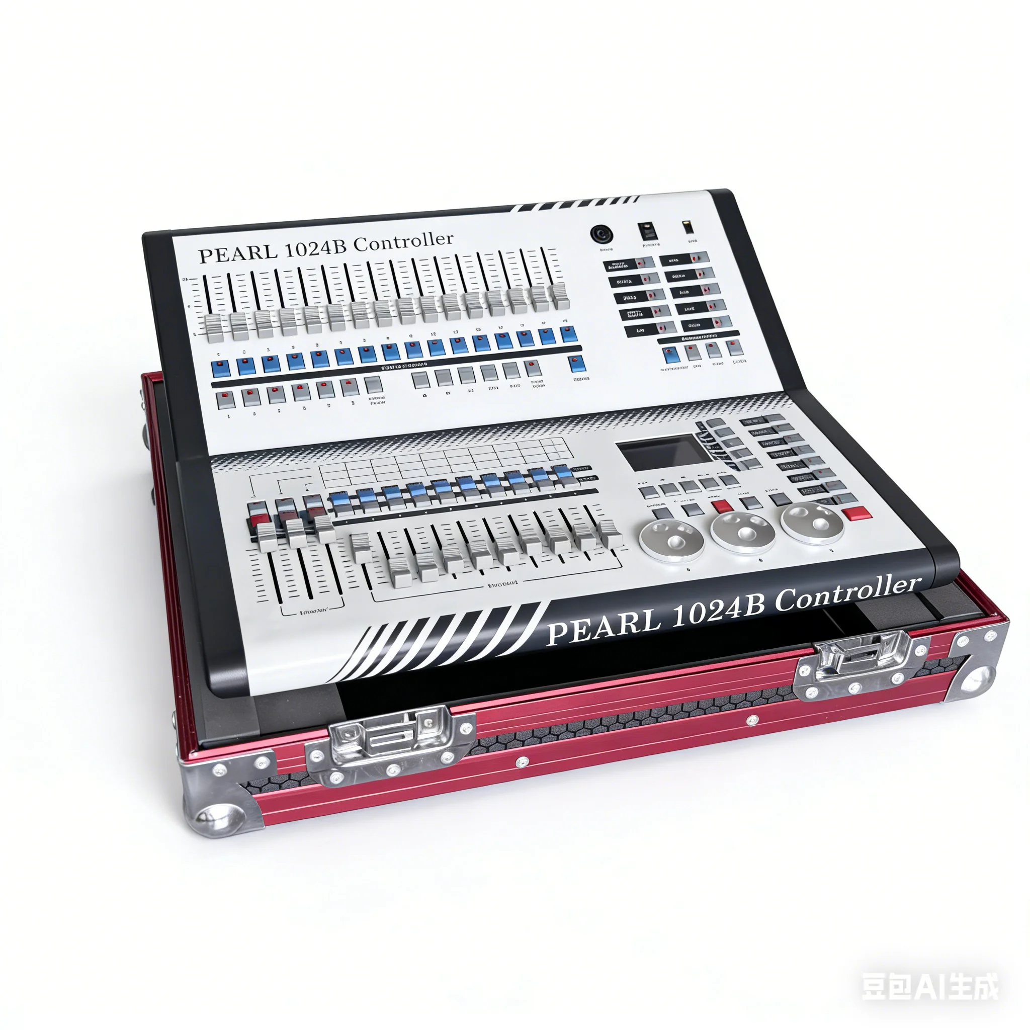 With Flight case Dj Moving Head Controller Professional DMX512 Mini Pearl 1024B Lighting Console for LED Light