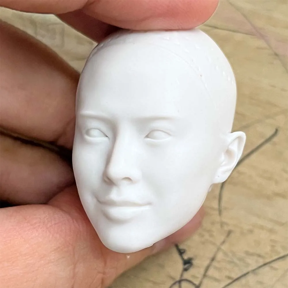 

1/6 Scale Head Sculpt Carving Joey Wong Female Unpainted Star Model for 12" Action Figure Body Dolls Soldier Hobbies Toys