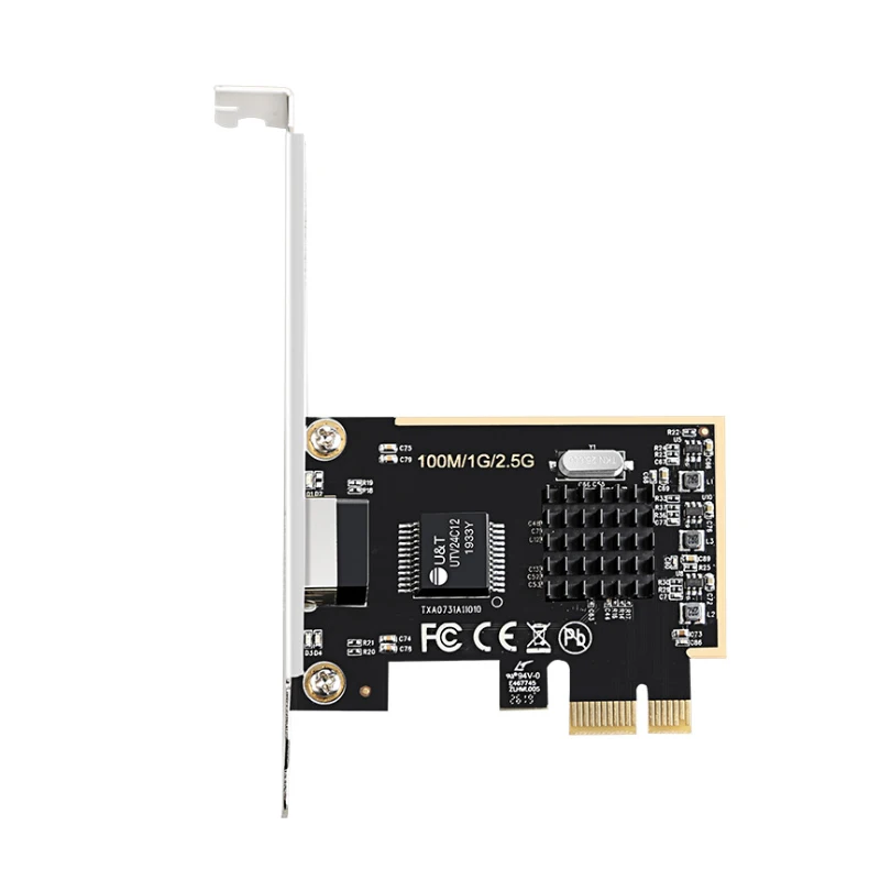 سريع إيثرنت RJ-45 LAN محول 2.5G جيجابت إيثرنت بطاقة الشبكة PCIE محول الشبكة لعبة الكمبيوتر PCIE بطاقة الفاصل محول
