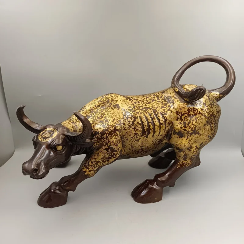 Topnew украшения Walker Street Arrogant китайский зодиак корова домашние декоративные поделки оптом