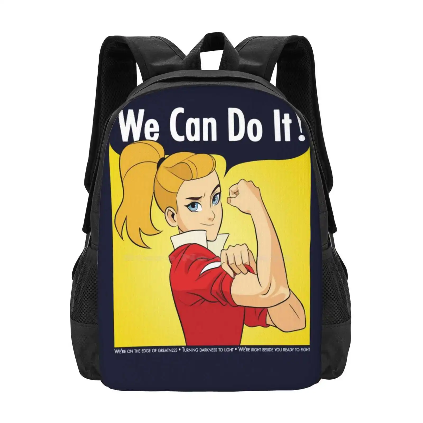 

Адора говорит мы можем сделать это! Рюкзак для студентов, школьная дорожная сумка для ноутбука Shera She Ra And The Princesses Of Power Spop We Can Do