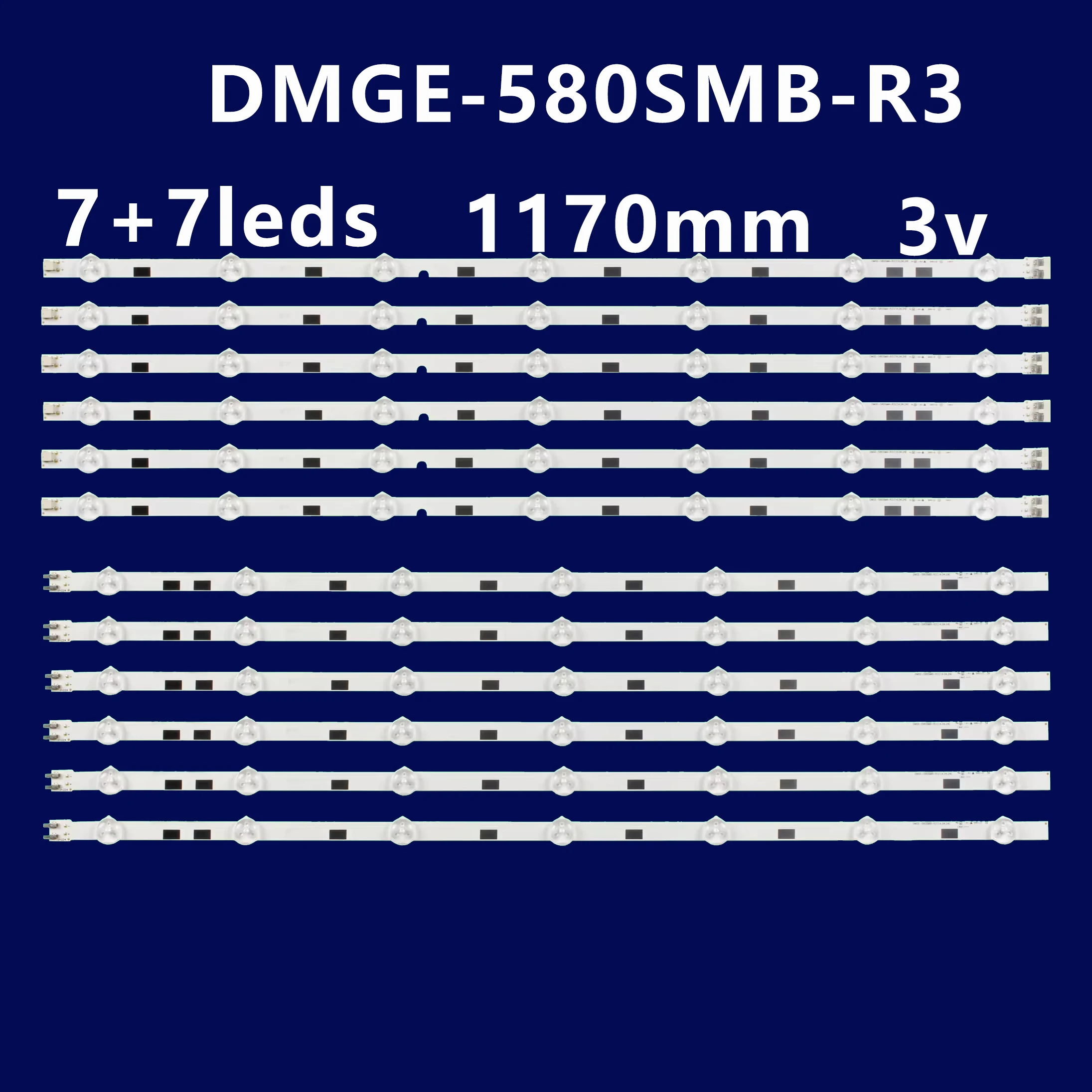 LED Backlight strip for Un58h5203ag un58h5203 un58h5203af Un58h6103 UN58H5202 UN58H5005 UN58H5200 DMGE-580SMB-R3 580SMA