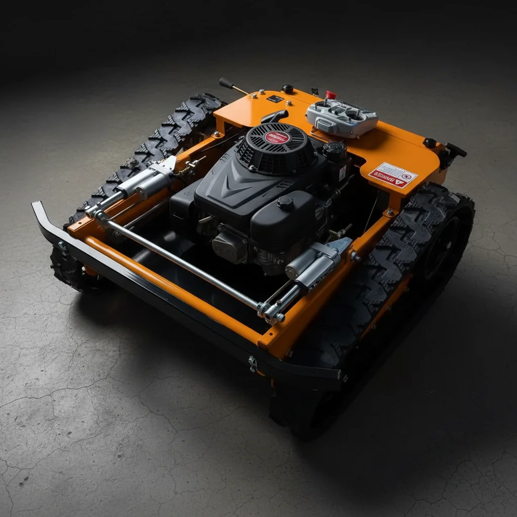 

Customize Smart RC Crawler Mower Electric Cordless with App Monitoring for Lawn Care