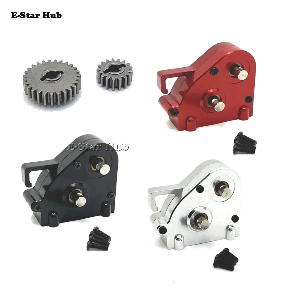 Metal Center Transmission Gear Box Gearbox Housing and Gear 1/12 RC Crawler Car Upgrade Parts for MN128 MN86 MN86S MN86K MN86KS