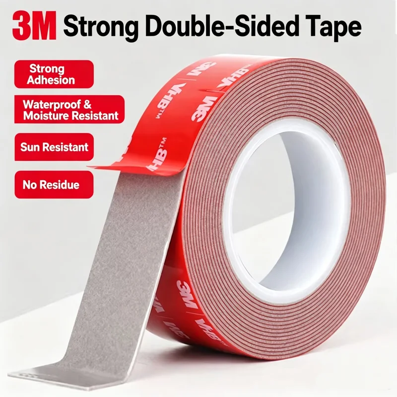 3M Strong Double Sided Adhesive Tape VHB5604 High Viscosity Traceless Foam Adhesive Tape for Automotive Use High Temperature