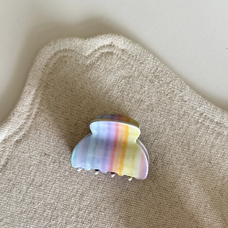 Broken flower series small grab clip advanced sense retro simple hairpin female back head hair accessories shark clip - view 6