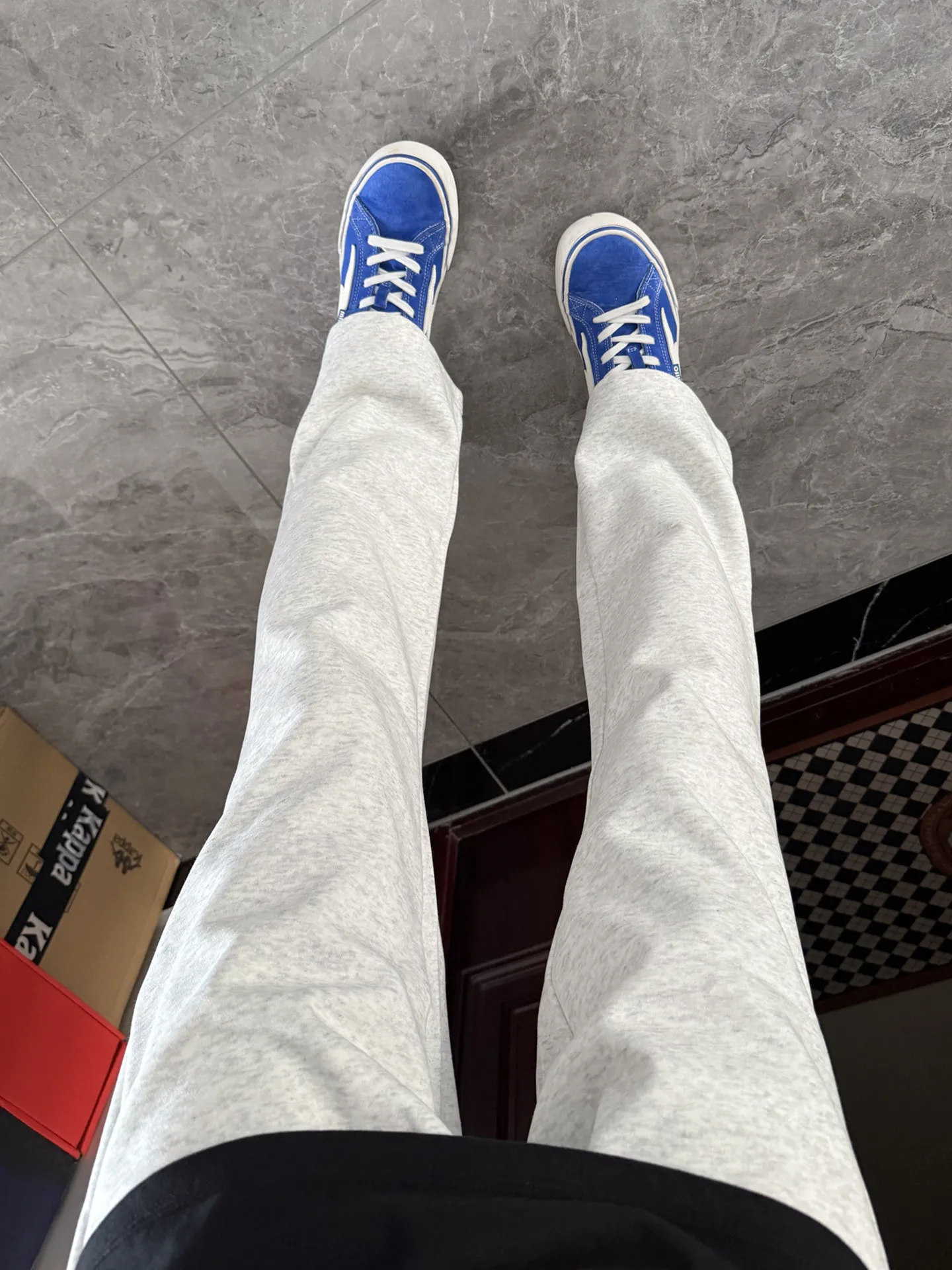 Slim Fit American Style Knife  Pants Men's Thin Cut Casual Trousers Straight Leg Youth Sports Leisure Pants