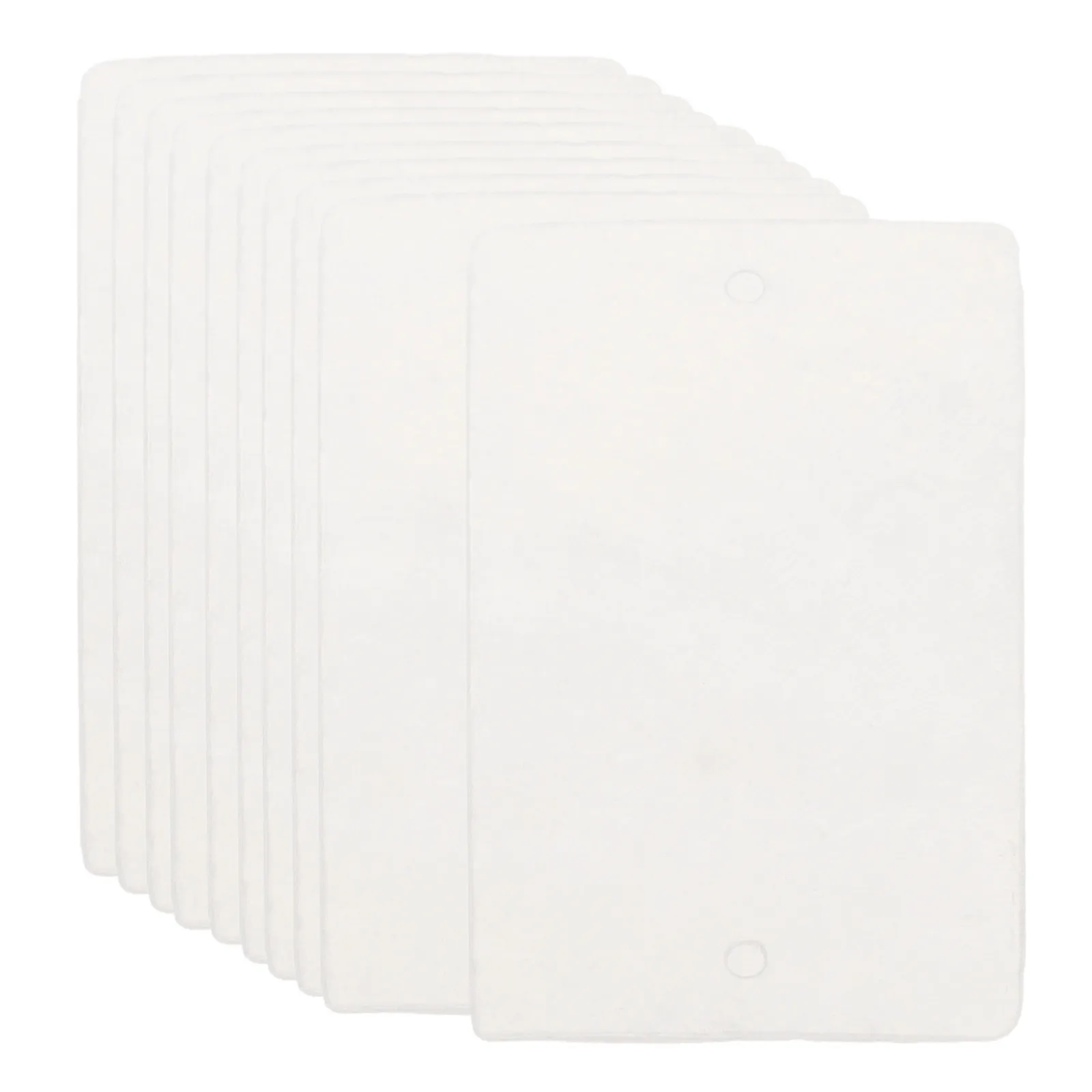 50pcs Shell Charms Flat Rectangular Pendants for DIY Jewelry Making Wind Chimes Wedding Home Decor