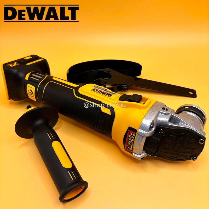 DEWALT DCG405N 20V Brushless Cordless Angle Grinder Cutting Machine Rechargeable Portable Polisher Power Tools (Bare Tool)