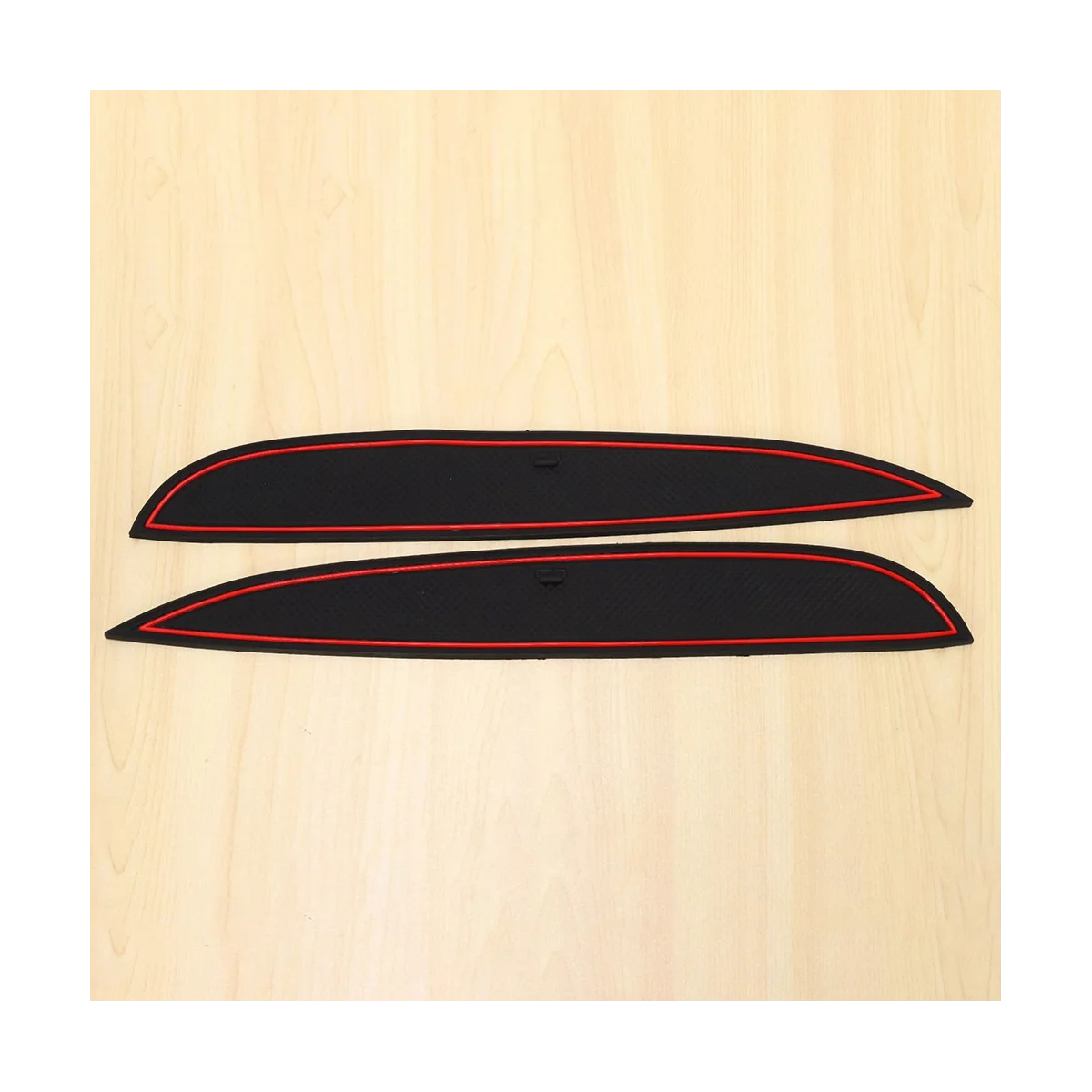 10Pcs Car Styling Red Door Groove Mat for Renault Clio 4 Interior Decoration Anti-Slip Gate Slot Cup Pad