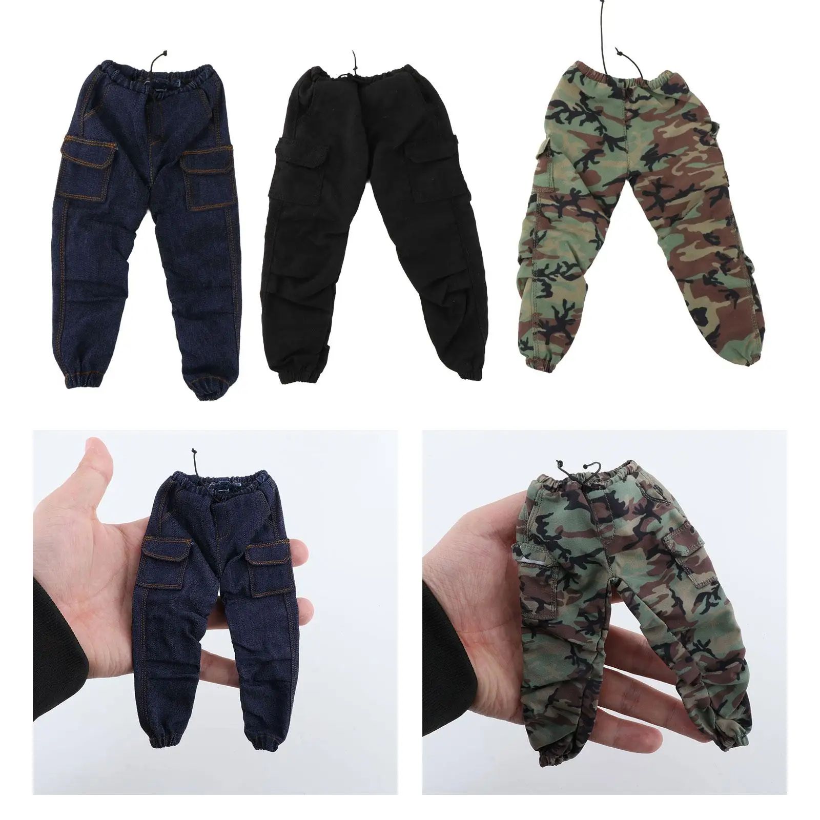 Figura masculina 1/6, ropa para muñeca, pantalones de Hip Hop informales para figura de acción de 12 pulgadas