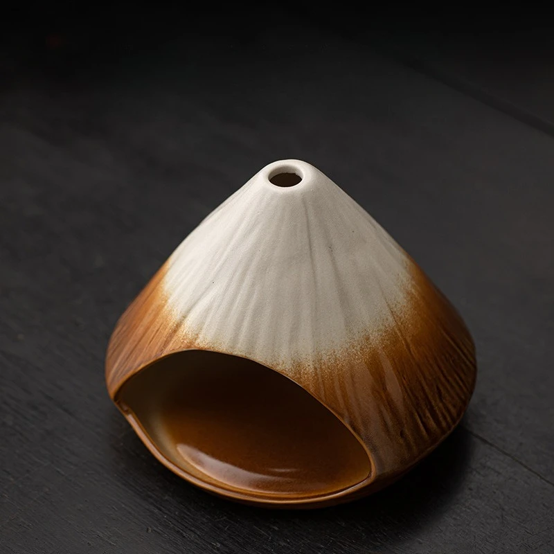 Mount Fuji Incense Burner Large Kiln-Changed Ceramic Incense Burner The Perfect Companion for Home Office Ideal Home Decor Gift