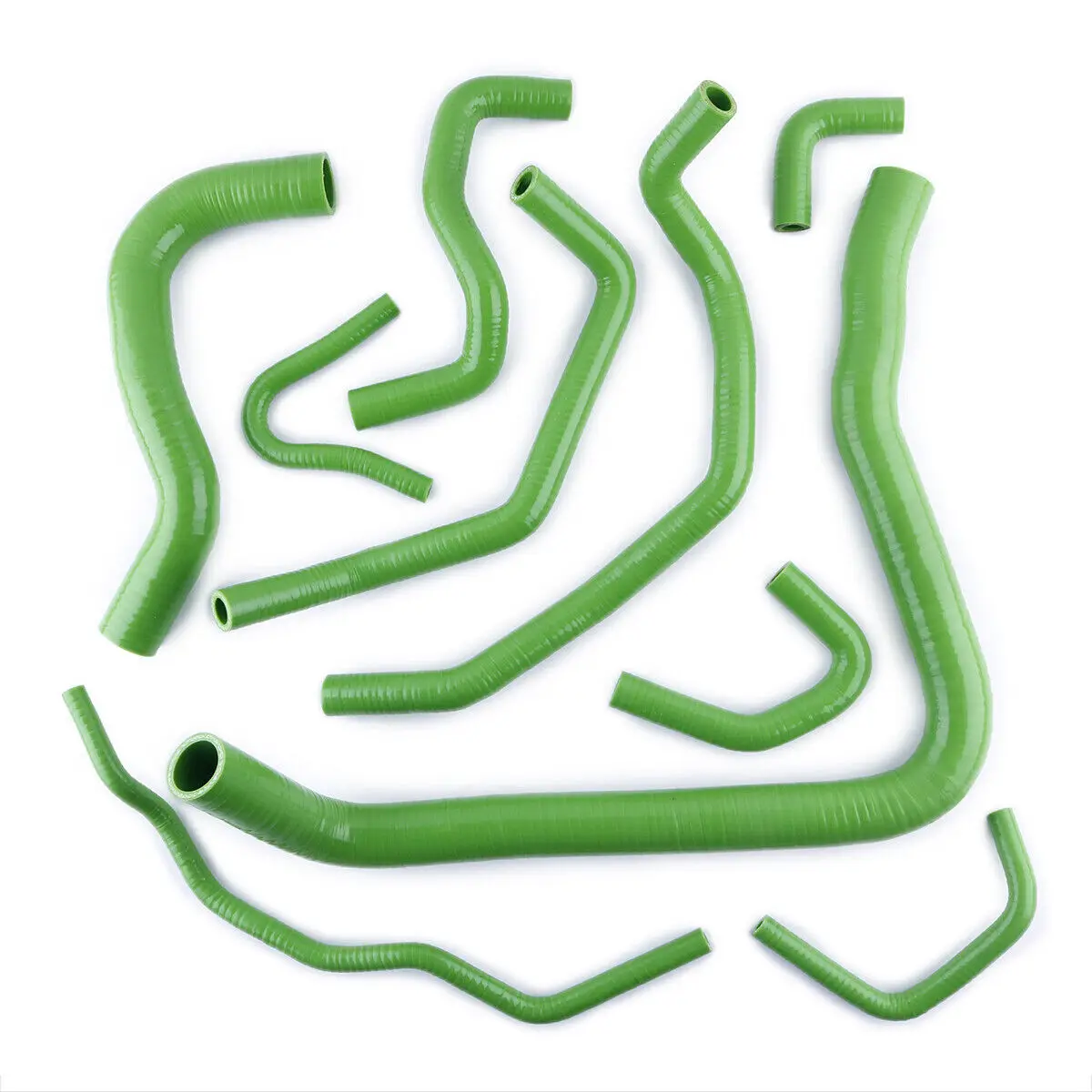 ЗЕЛЕНЫЙ СИЛИКОНОВЫЙ Впускной ШЛАНГ ИНТЕРХОЛОДРА ДЛЯ 90-93 HONDA ACCORD CB7 F22A F20A