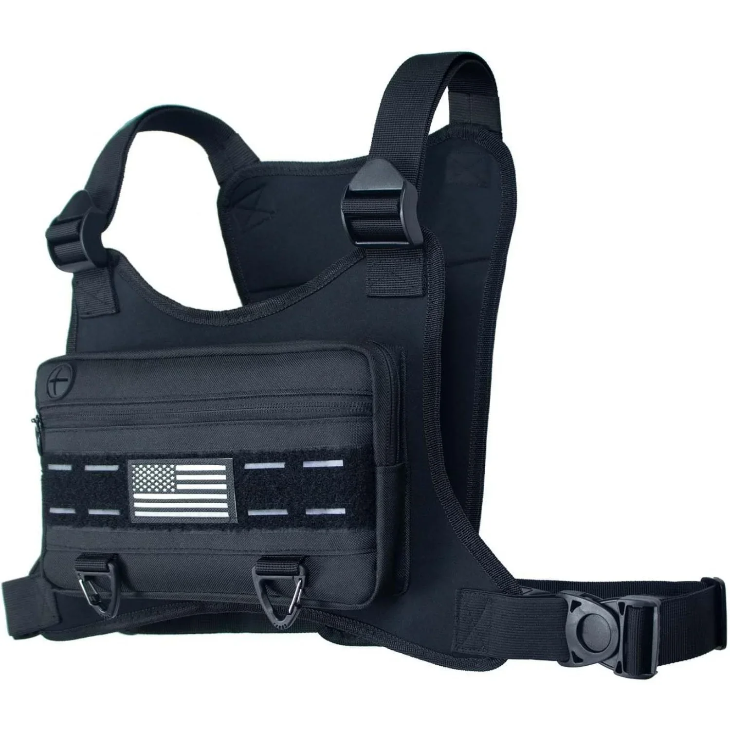 

Sports Chest Bag for Men and Women, Anti-theft Vest Backpack for Workouts, Cycling & Hiking with Phone Holder