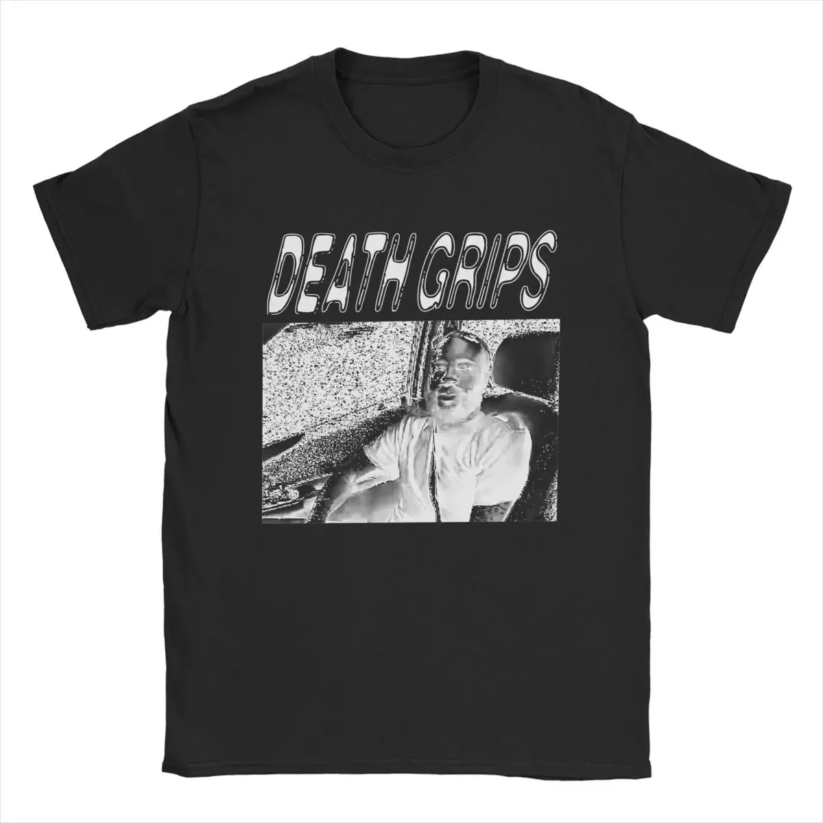 Men's Death Grips T Shirt Cotton Tops Hipster Short Sve Round Neck Tee Shirt Printing T-Shirts