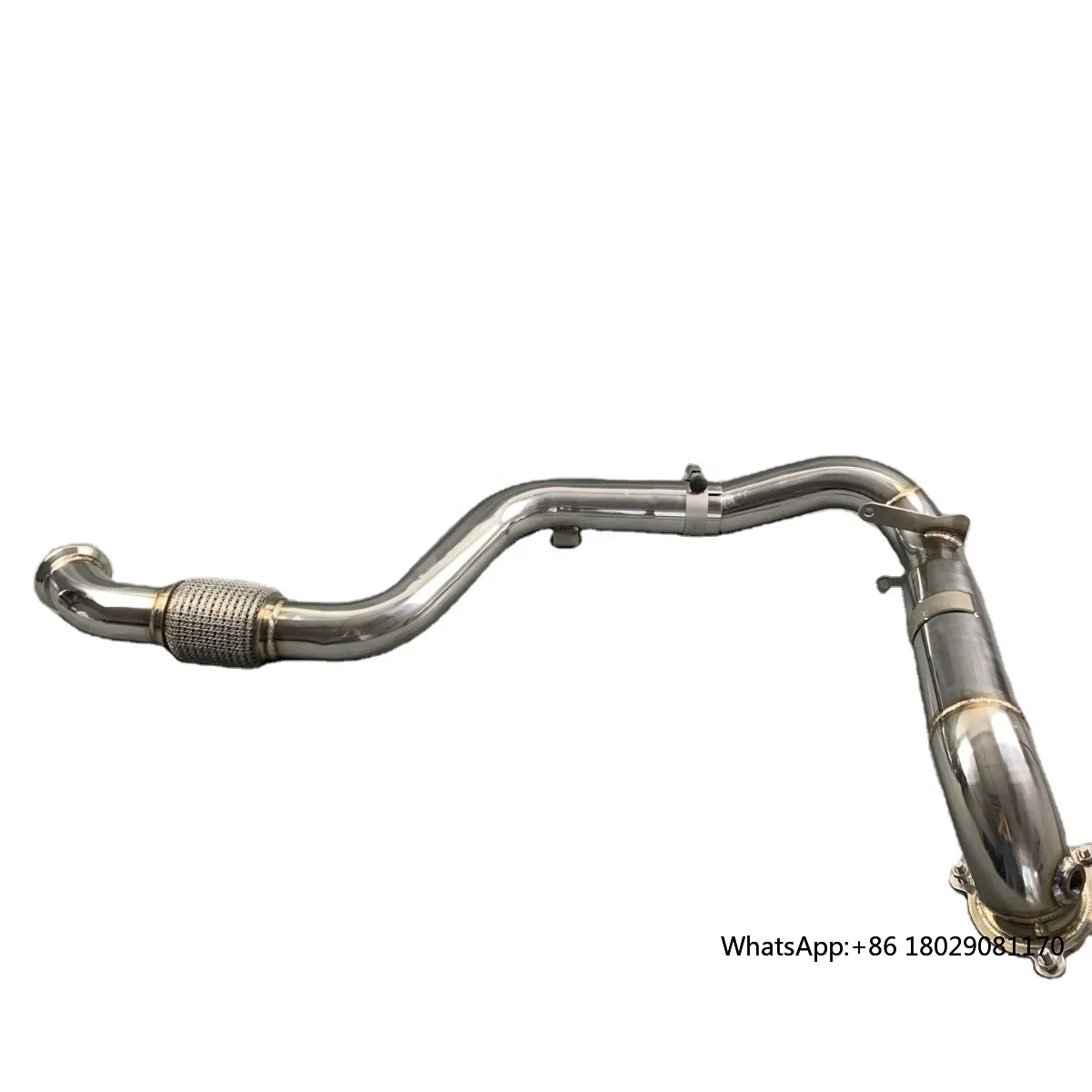 stainless steel exhaust pipe a class w176 cla250 exhaust downpipe for mercedes w176