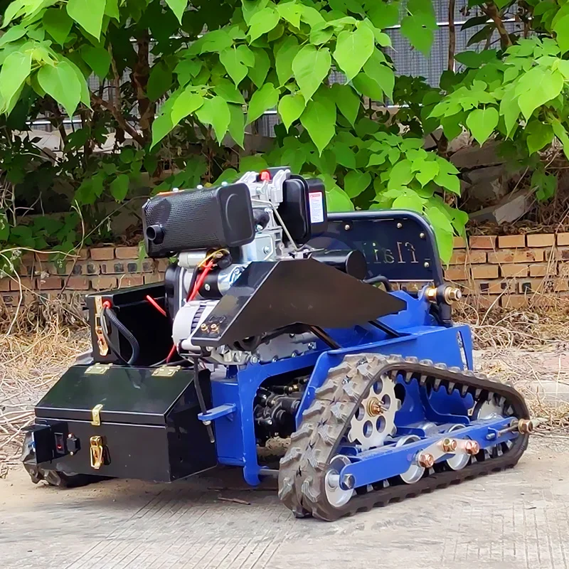 Customized tracked remote control lawn mower suitable for multiple scenarios and hot selling models