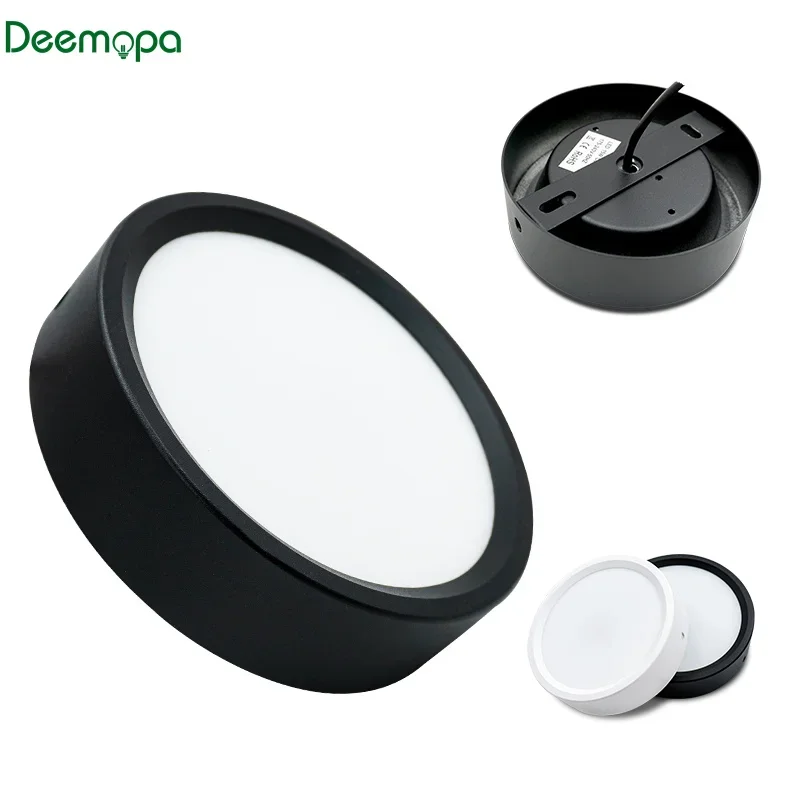 Led Downlight Ceiling Lamp AC 220V-240V 9W 12W 15W 18W Surface Mount Round Down Lights Fixture for Kitchen Living Room Cabinets