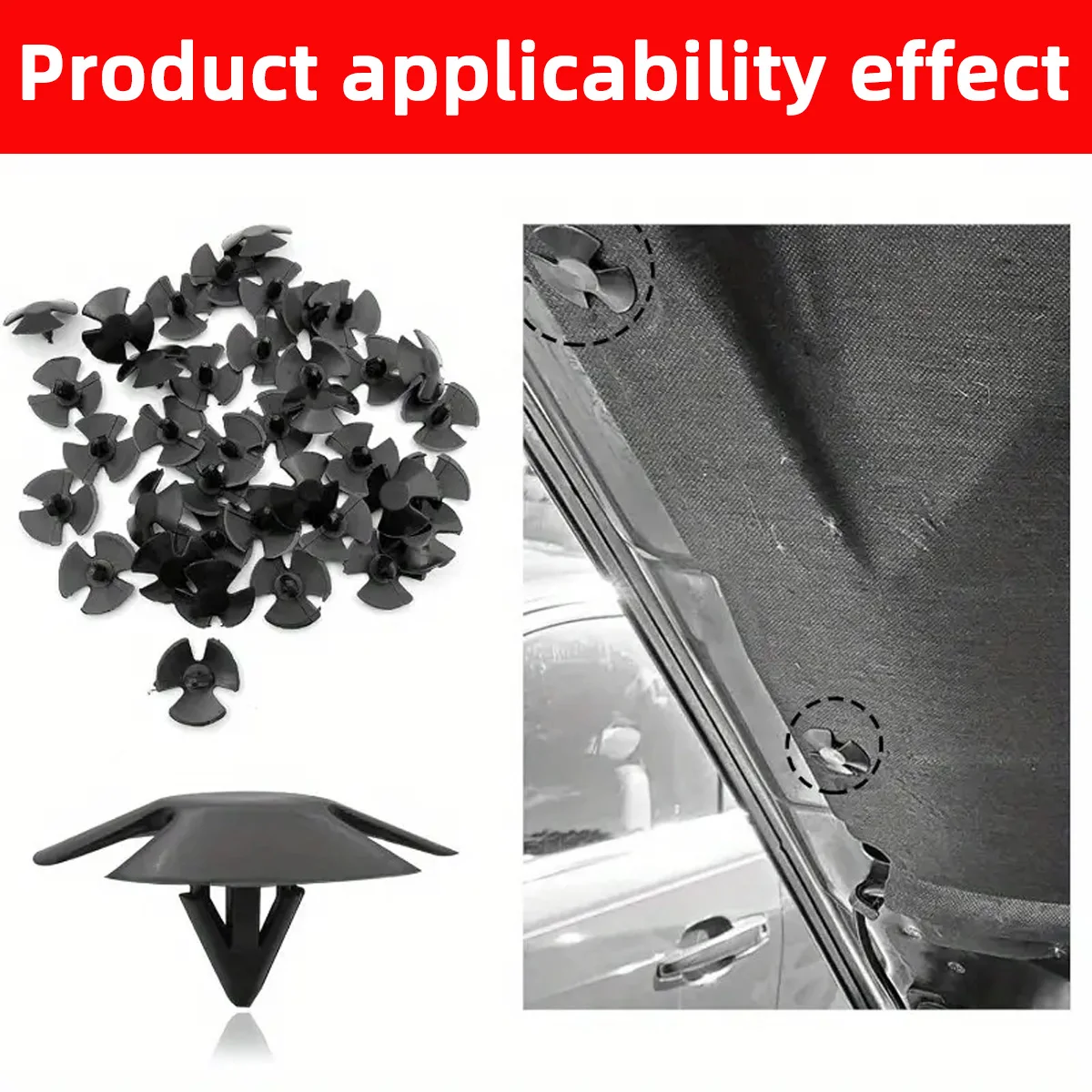 10/20/50 قطعة مثبتات سيارات من النايلون مناسبة لشاحن دودج دورانجو تشالينجر دارت كرايسلر باسيفيكا رام جراند شيروكي #3