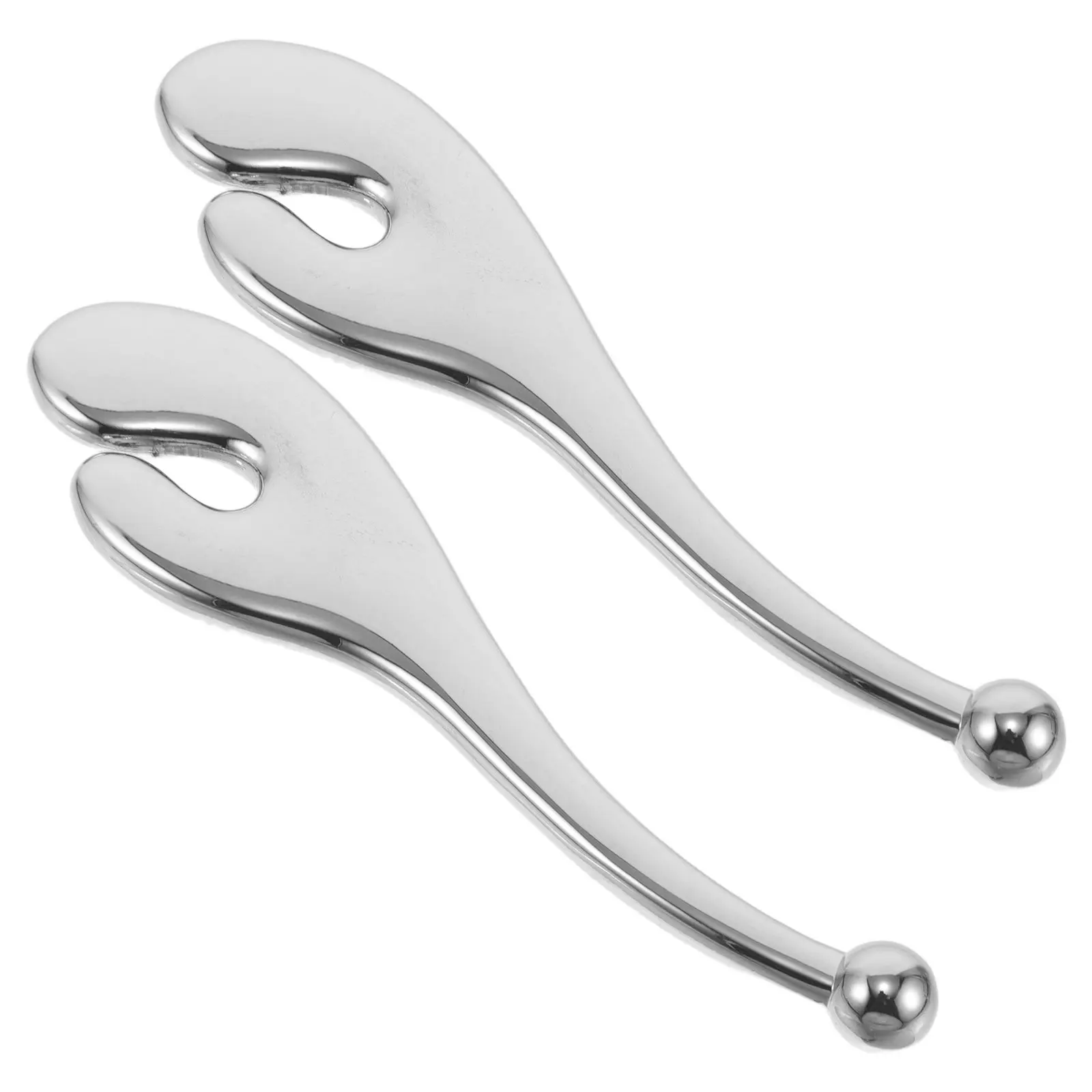 2Pcs Eye Cream Massage Stick Metal Applicator Under Eye Massager Tool Face Cream Spatula Travel Skincare Tool Reusable Makeup view 5