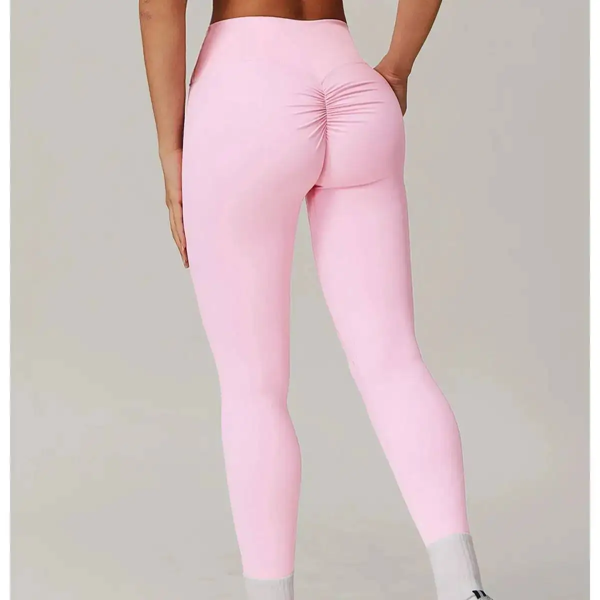 

High Waist Yoga Pants Running Train Tights Pant Push Up Sports Women Workout Quick Drying Breathable Gym Leggings