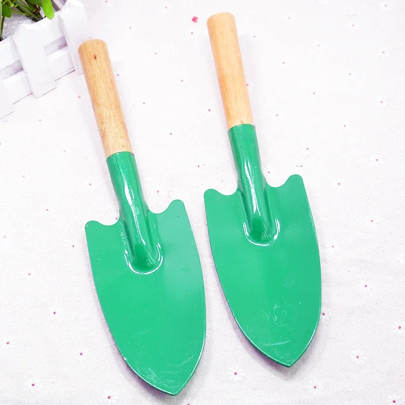 Wooden Handle Garden Flower Shovel Small Shovel Pointed Small Shovel Mini Garden Tools Special for Potted Plants