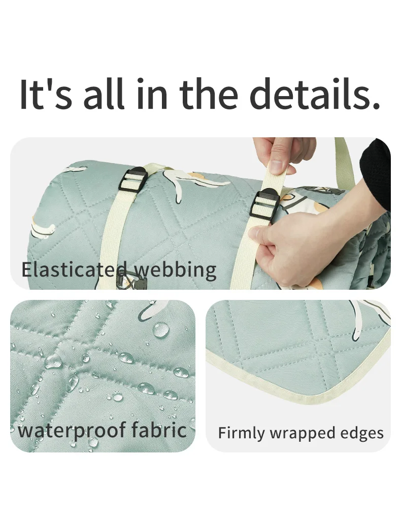 Naturehike 2026 Neue Happy Picnic Matten Wasserdicht Faltbar 3-12 Personen Maschinenwaschbar Outdoor Wandern Reisen Camping Matten – Detail 20
