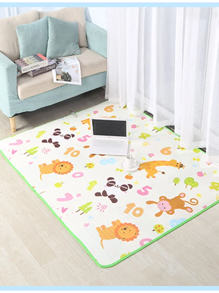 Tapis rampant pour enfants, tapis de jeu pour bébé, activité EPE, tapis de gymnastique, tapis de jeu pour enfants, sol pour nouveau-nés, jouets en mousse Eva 120x90cm