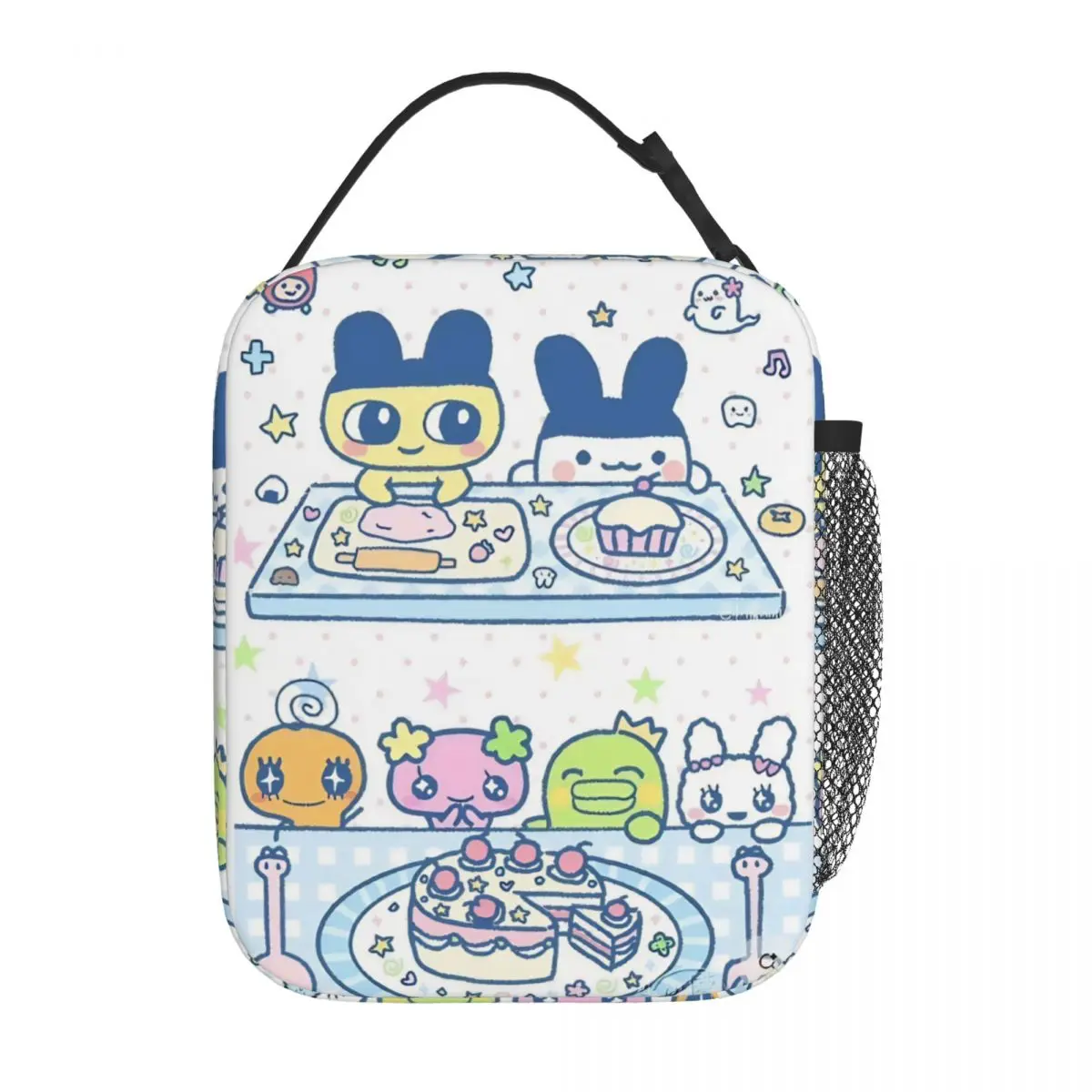 

Tamagotchis Mofusand Изолированные сумки для обеда Многоразовая термосумка Контейнер для обеда Большая вместительная сумка для ланча Bento