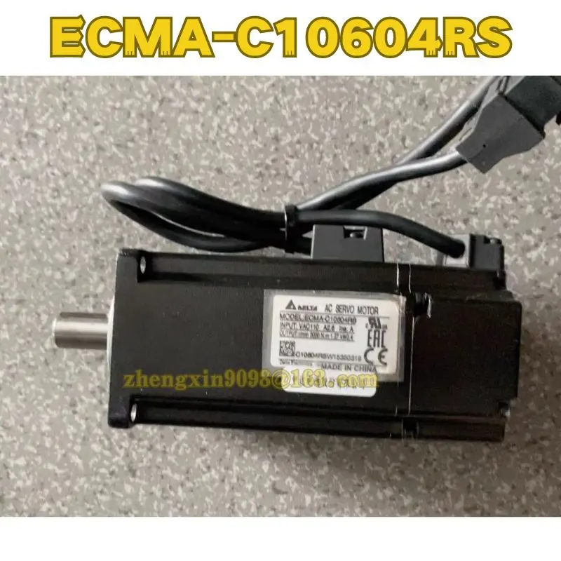 Used Servo Motor ECMA-C10604RS ECMA C10604RS Normal Function Tested OK