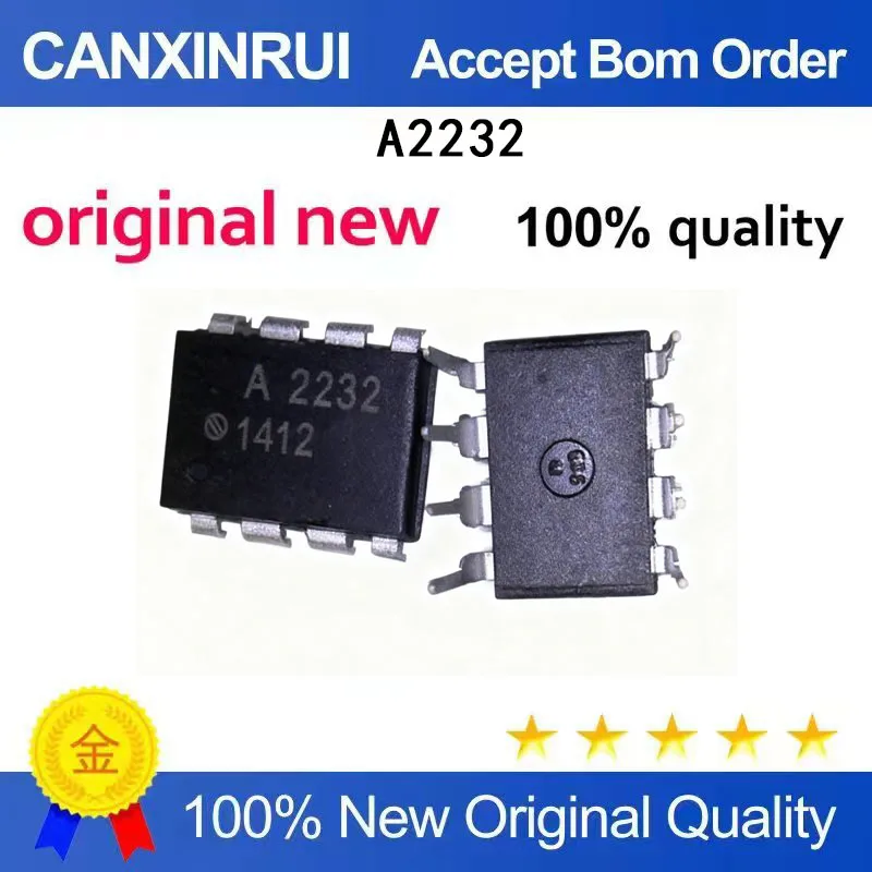 (5-100 Pieces) New stock A2232 HCPL-2232 optocoupler direct insertion DIP-8