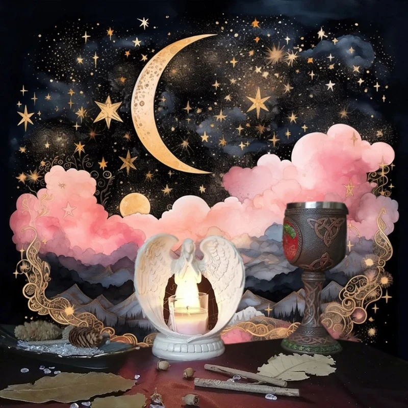 

Луна цветочный рисунок астрология скатерть тарон