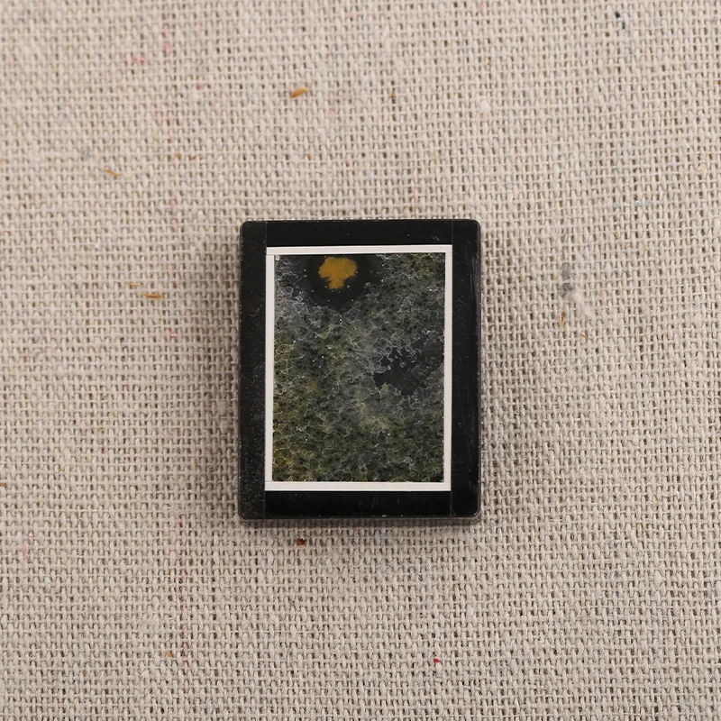 

B&F Square Picture Jasper Pendant Beads, Handmade Natural stones beads, Polished Stones for jewelry Making Supplies