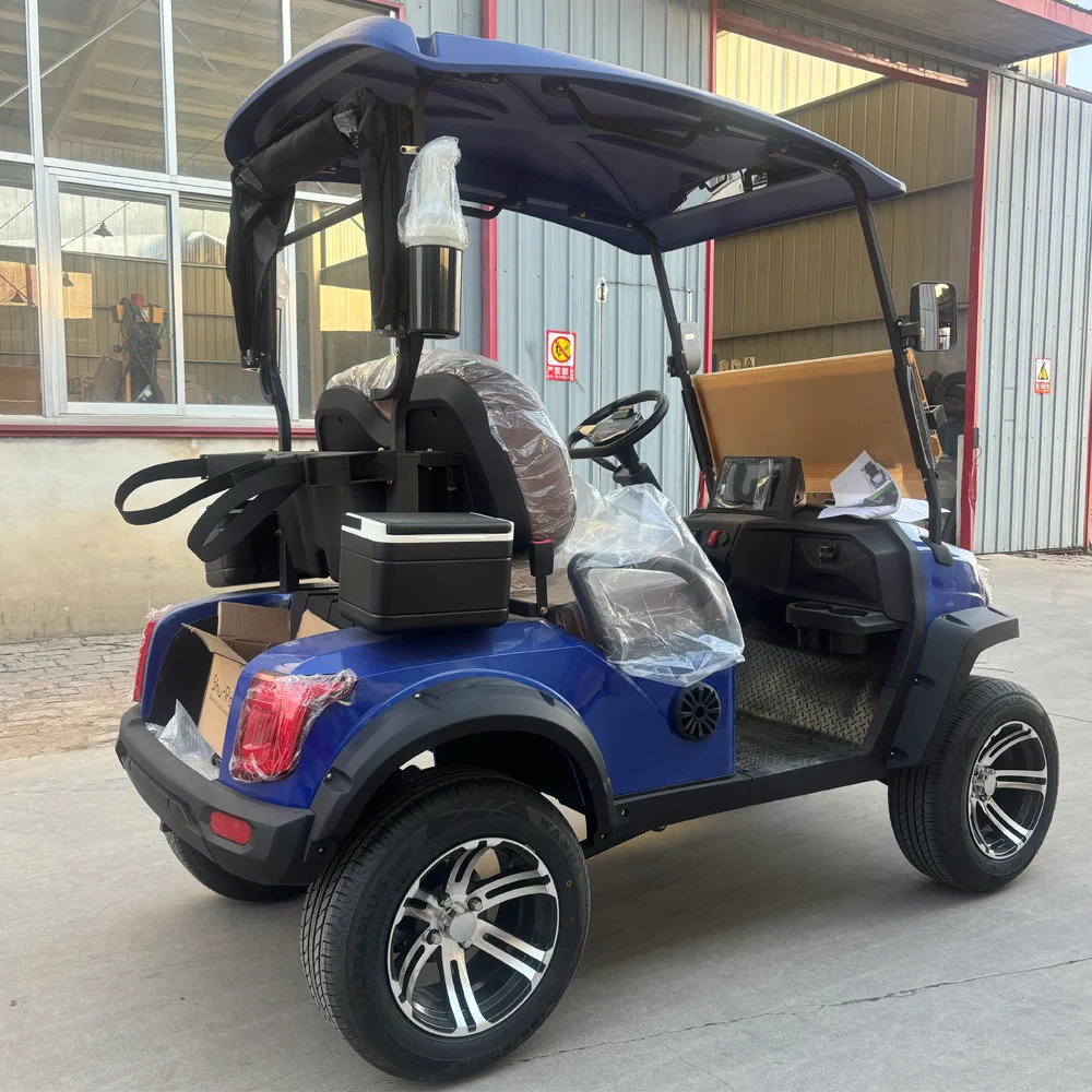 Electric Vehicle Classic Club Car Golf Cart for Sale Mini 2 Seater Electric Powered 48V Lithium Battery Golf Cart