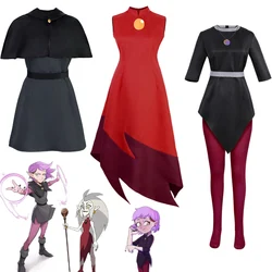 Anime The Owl Cosplay House Edalyn Clawthorne Amity Blight Luz Noceda Lilith Dress Suit Uniforms Costume Halloween Fancy Suit