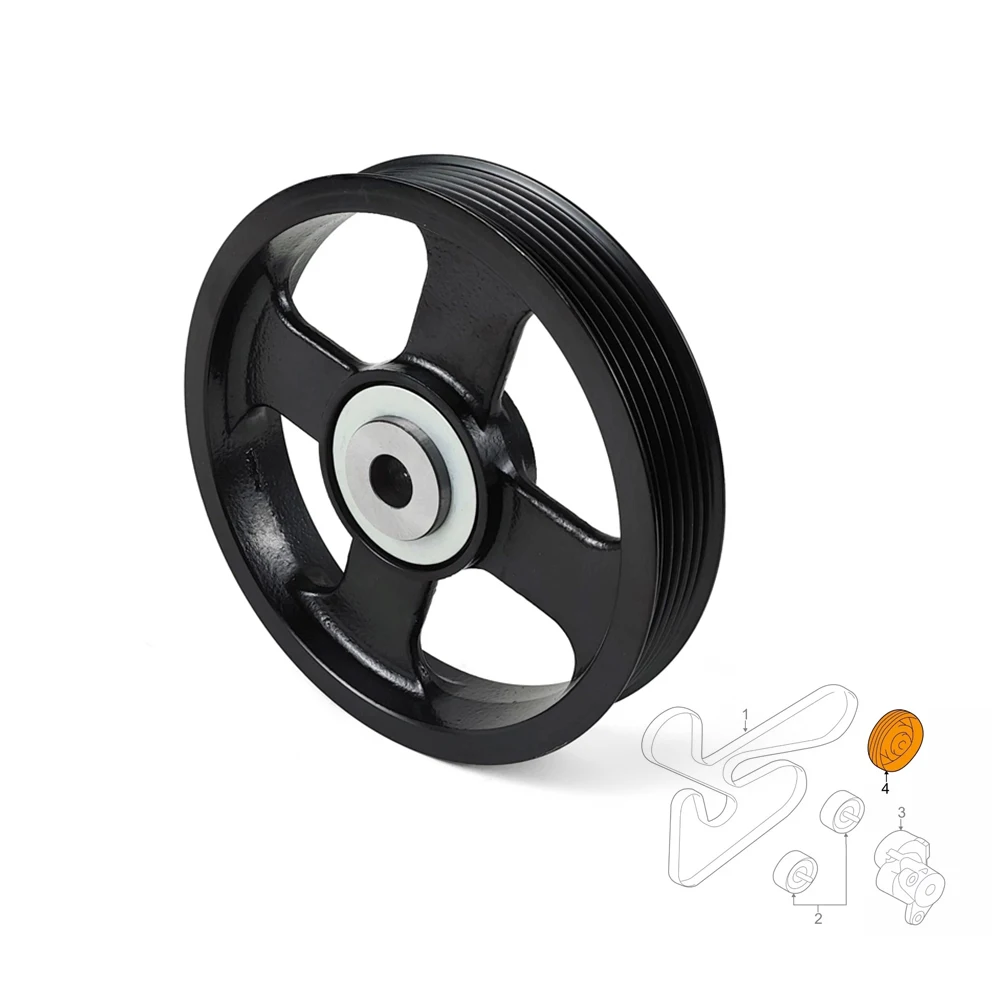 1341A037 0488-CY4A For Mitsubishi Lancer Outlander RVR Asx Power Steering Oil Pump Belt Tension Pulley