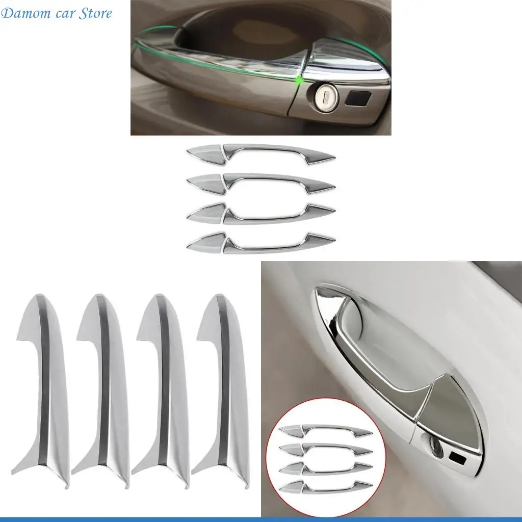 

Replacement Exterior Door Handle Trim for GLA GLK W246 W204 W212 X204 W166,Car Door Handle Trim Cover Replacement