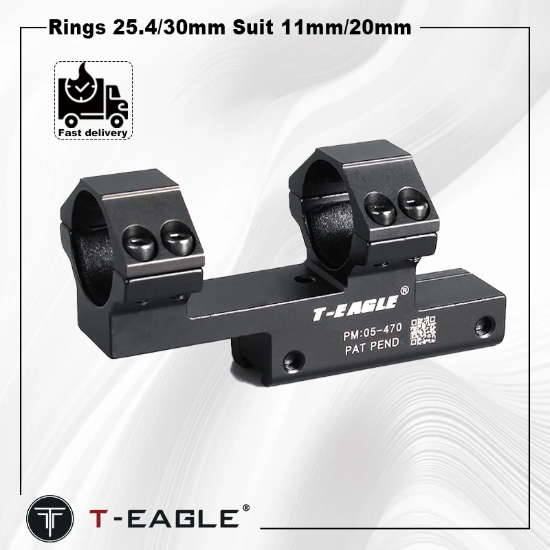 T-Eagle Tactical Z11 Z20 Rifle Scope Mount Rings 25.4/30mm Suit 11mm/20mm Picatinny Rail Mount For Hunting