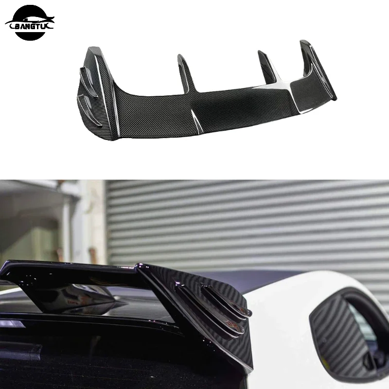 Top Quality Car spoiler For Toyota GR Yaris Carbon Fiber Rear Roof Spoiler Roof Rear Wing T Style Car Accessories