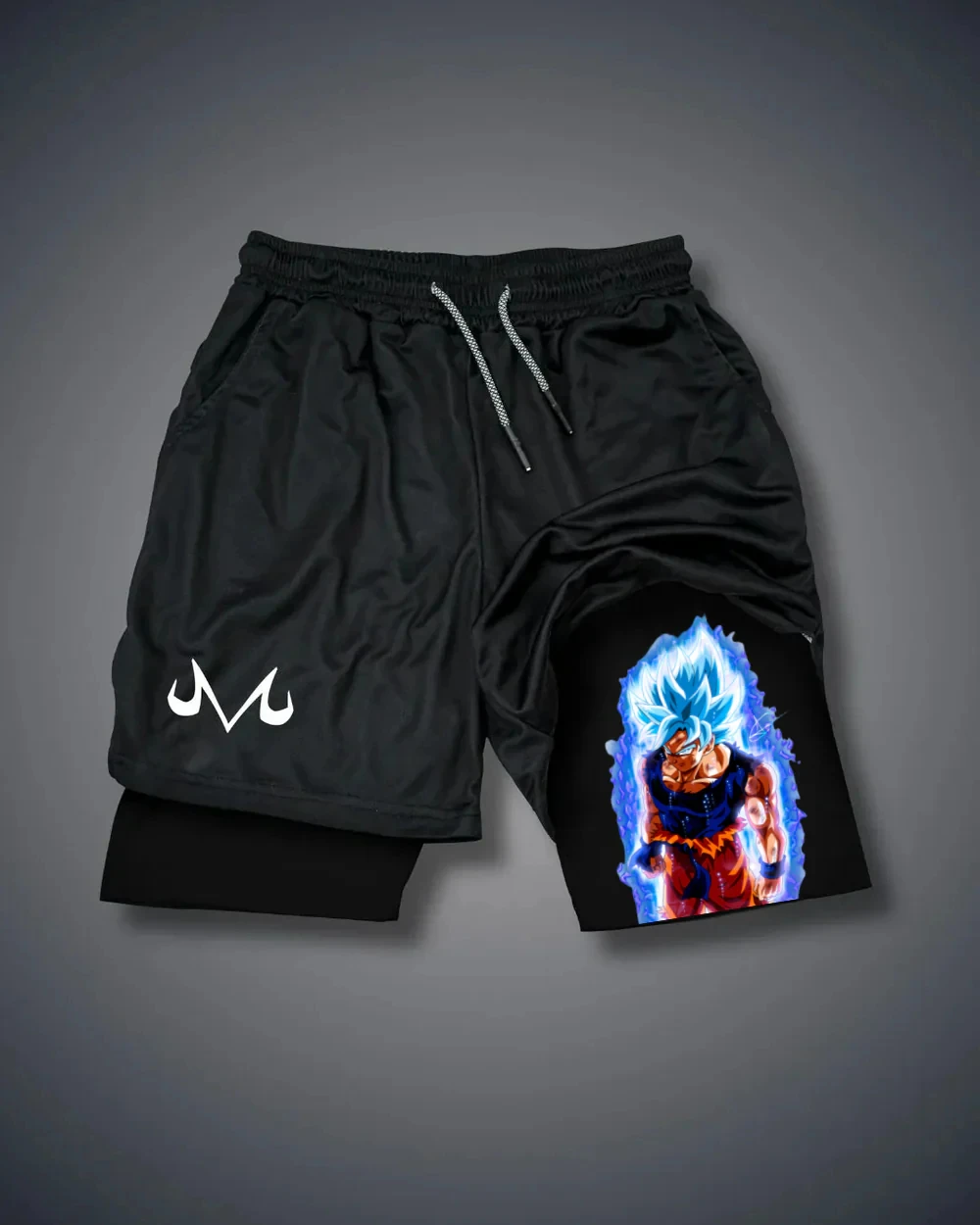 

Dragon Ball Z Y2K Style Training Shorts 2025 - Double Layer Comfortable & Airy with Goku Print for Gym & Street Fashion