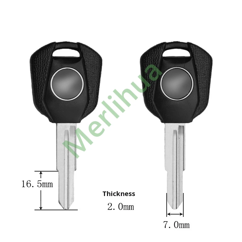 Honda motorcycle key, suitable for: Honda key blank Cruise GL1800 Gold Wing 1800 key blank lock key blank(Can install chips)